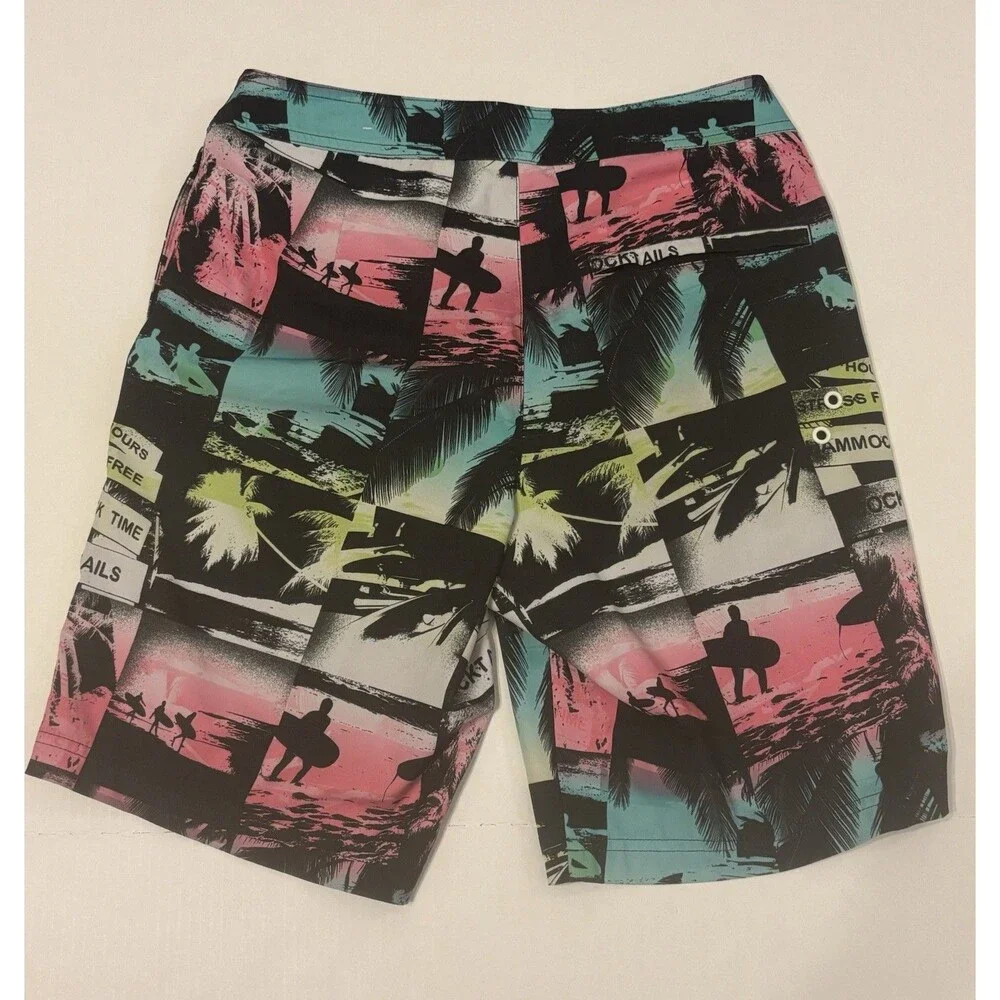 American Eagle Outfitters Multicolor Graphic Board Shorts XS